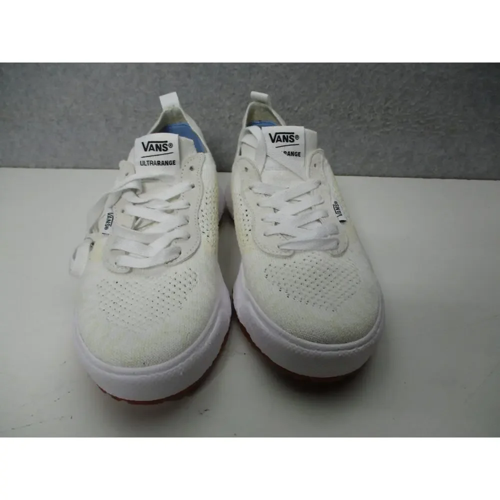 Vans UltraRange VR3 Beige White Knit Sneakers Shoes Womens Sz 8